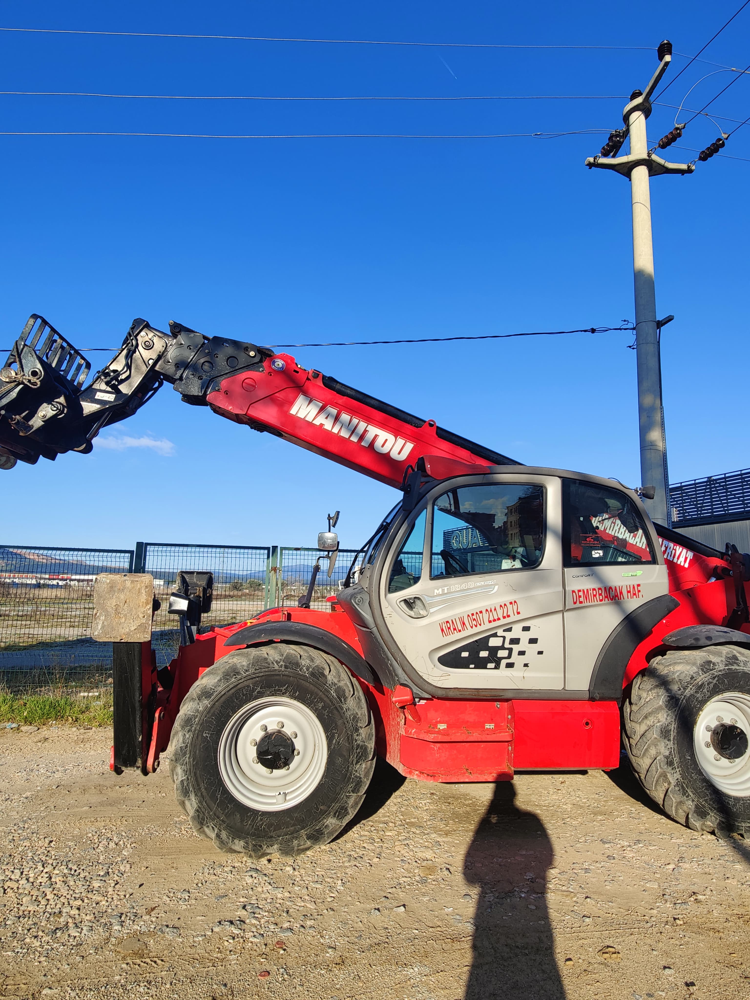 İzmir Manitou kiralama şantiye görüntüsü 1