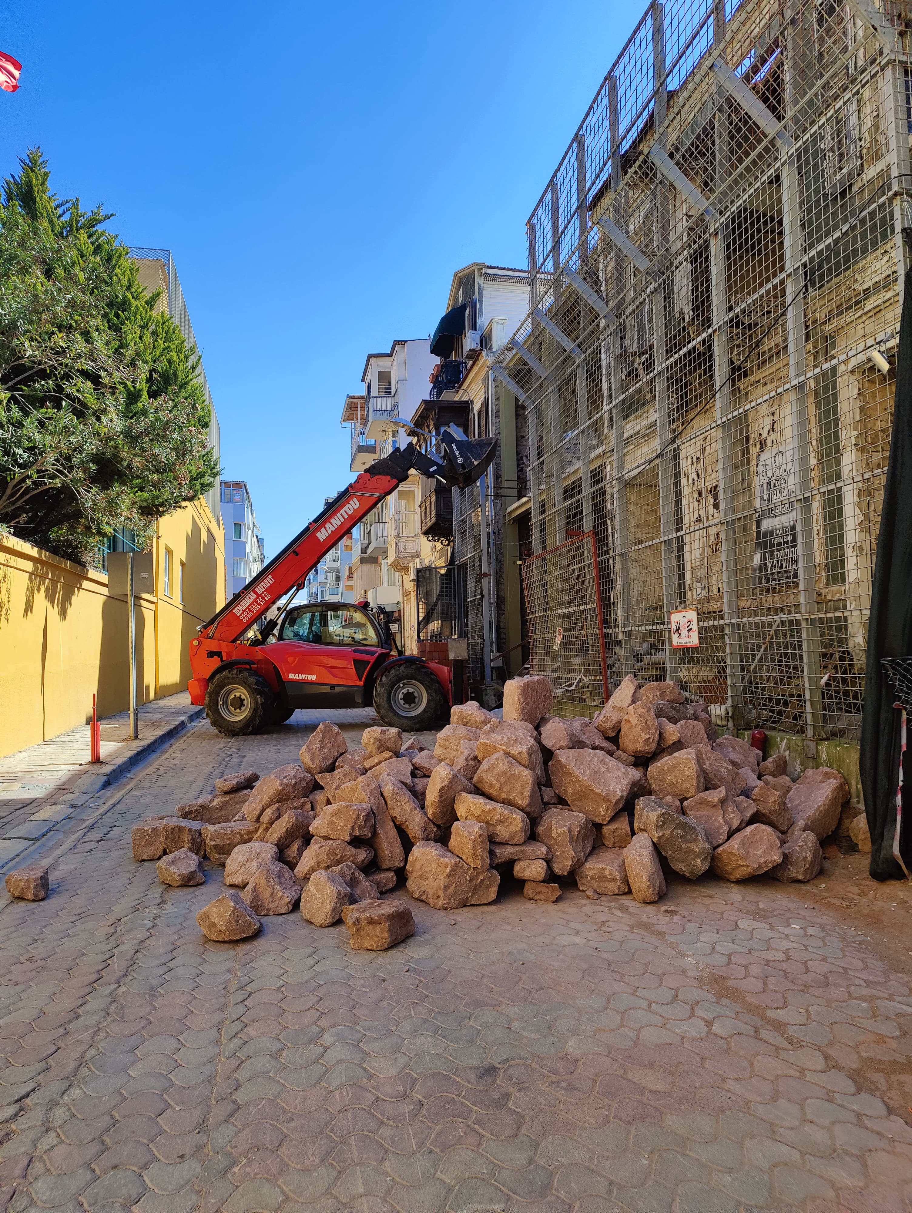 İzmir Manitou kiralama forklift uygulaması 2